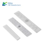 UHF 86*16mm Silicone Based Washable RFID Tag for Clothing Sewn Soft Flexible and Durable