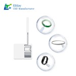 RFID UHF 68*26mm M730 tag Perforated Matte Pet Jewelry Tags for Gems/Silver, Waterproof for Inventory