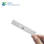 Silicone Based Washable RFID Tag 55*12mm for Clothing Sewn Soft Flexible and Durable