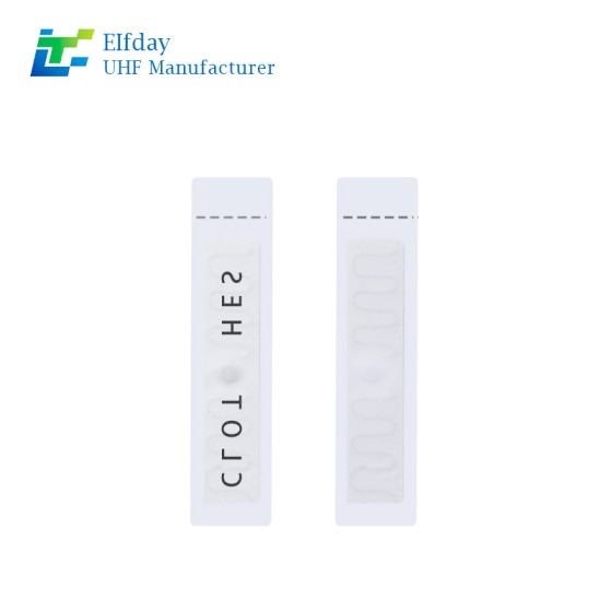 Silicone Based Washable RFID Tag 55*12mm for Clothing Sewn Soft Flexible and Durable