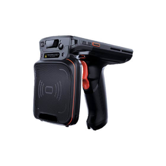 18m Extended Range UHF Handheld Reader for Warehouse Logistics and Supply Chain