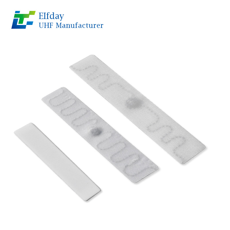 Silicone Based Washable RFID Tag 55*12mm for Clothing Sewn Soft Flexible and Durable