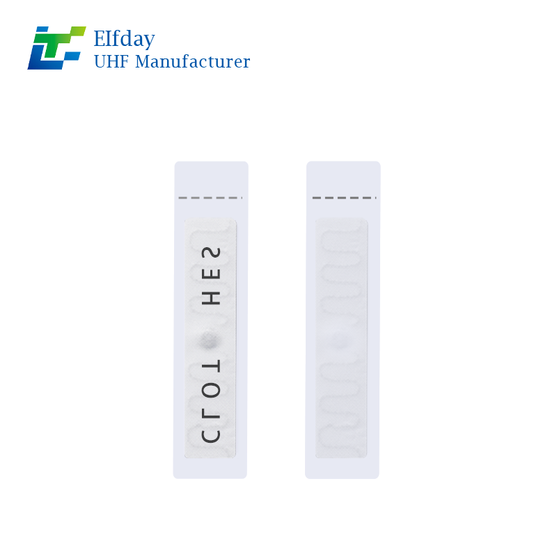 Silicone Based Washable RFID Tag 55*12mm for Clothing Sewn Soft Flexible and Durable