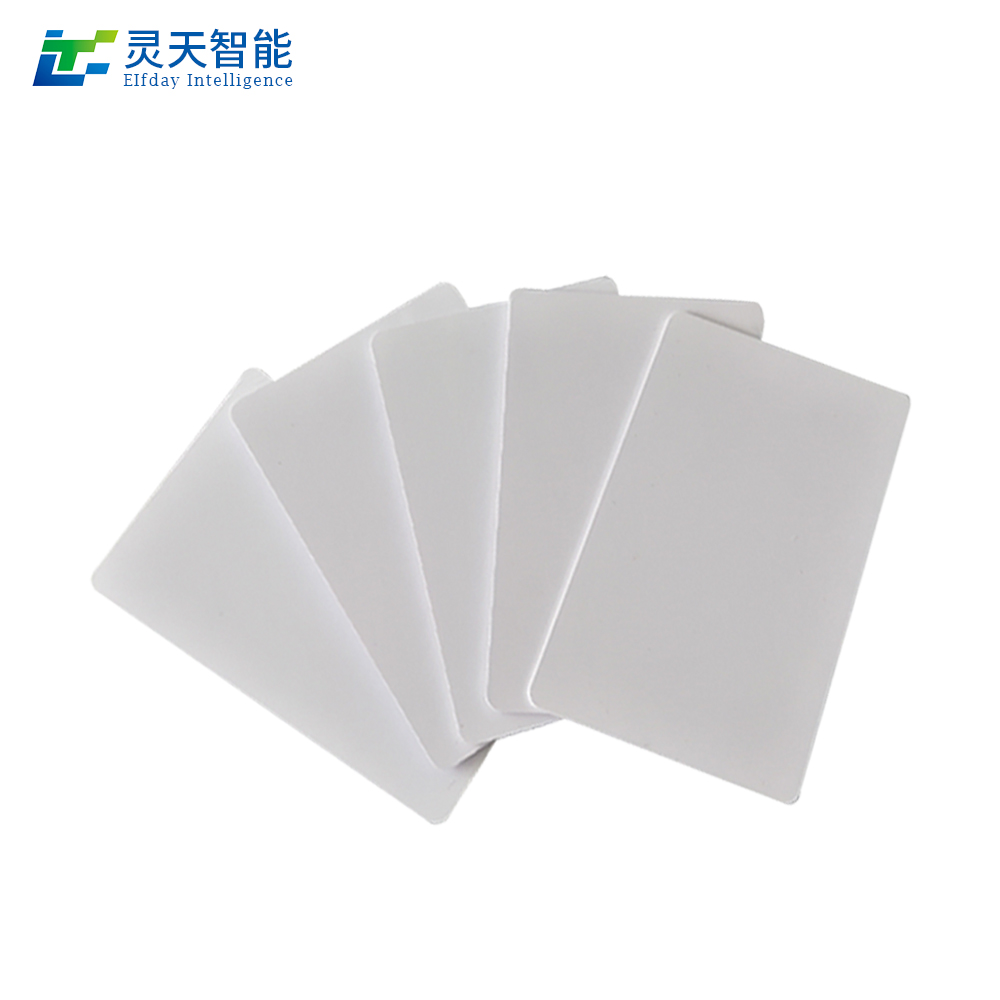 RFID Long-Range Indicator PVC White Card 86*54mm NFC Card Ucode 10-Year Retention